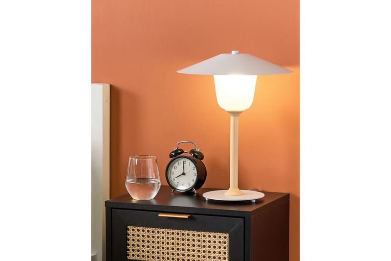 Imbros Bordlampe 39 cm E14 - Lyst tre/Hvit - Belysning - Innendørsbelysning & Lamper - Soveromslampe - Sengelamper - Nattbordslampe stående