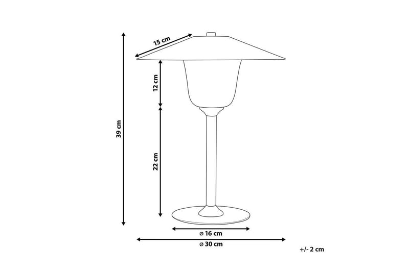 Imbros Bordlampe 39 cm E14 - Lyst tre/Hvit - Belysning - Innendørsbelysning & Lamper - Soveromslampe - Sengelamper - Nattbordslampe stående