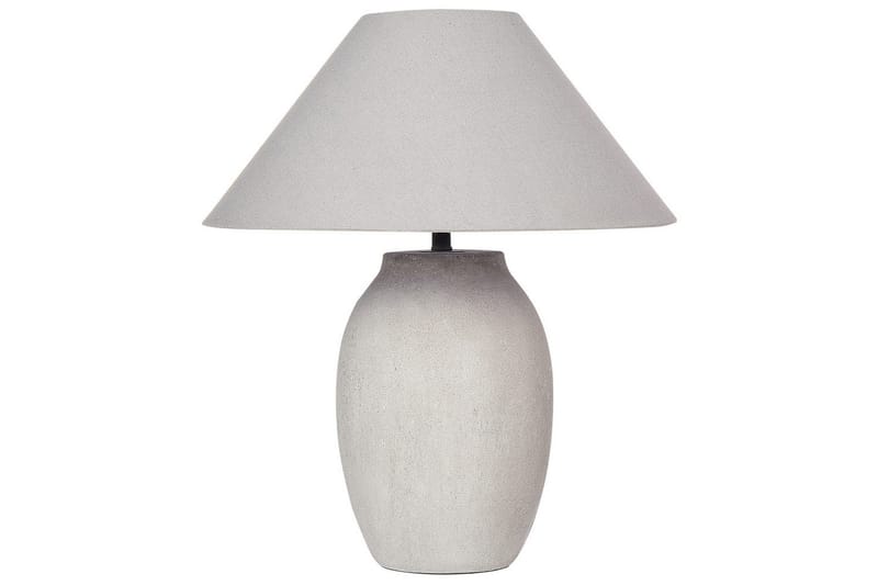 Liwdo Bordlampe 58 cm E27 - Lysegrå - Belysning - Innendørsbelysning & Lamper - Soveromslampe - Sengelamper - Nattbordslampe stående