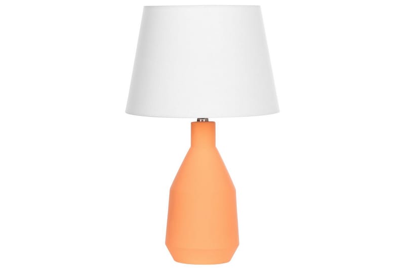 Lombre Bordlampe 53 cm E27 - Oransje/Hvit - Belysning - Innendørsbelysning & Lamper - Soveromslampe - Sengelamper - Nattbordslampe stående