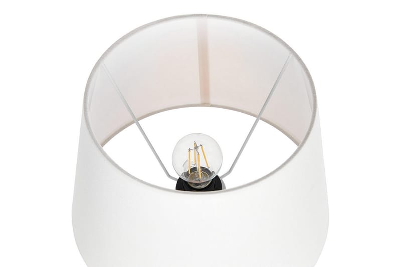 Lombre Bordlampe 53 cm E27 - Oransje/Hvit - Belysning - Innendørsbelysning & Lamper - Soveromslampe - Sengelamper - Nattbordslampe stående