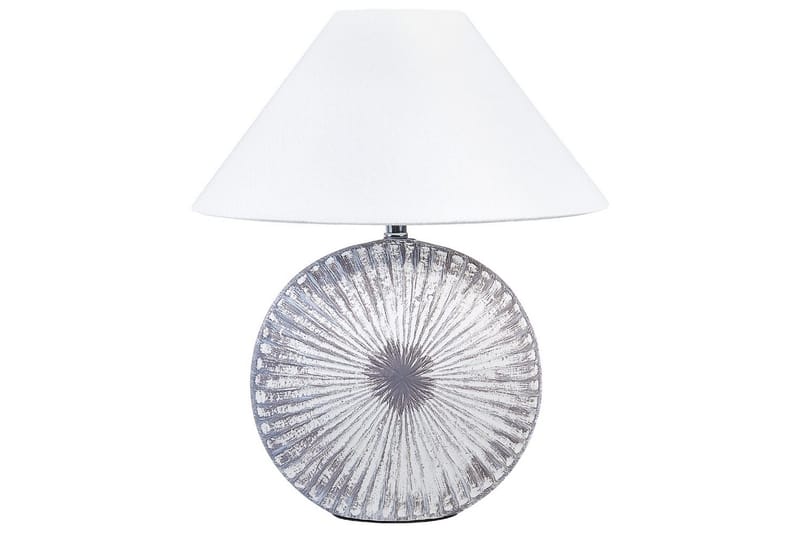 Lunis Bordlampe 2 stk 38 cm E14 - Transparent/Hvit - Belysning - Innendørsbelysning & Lamper - Soveromslampe - Sengelamper - Nattbordslampe stående