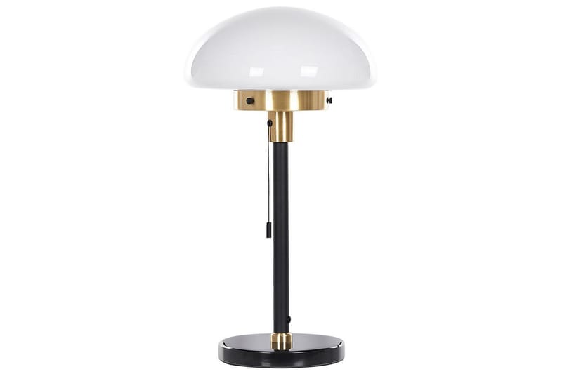 Maltiba Bordlampe 66 cm E27 - Svart/Hvit - Belysning - Innendørsbelysning & Lamper - Soveromslampe - Sengelamper - Nattbordslampe stående