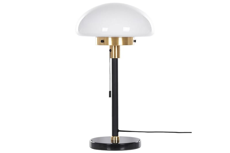 Maltiba Bordlampe 66 cm E27 - Svart/Hvit - Belysning - Innendørsbelysning & Lamper - Soveromslampe - Sengelamper - Nattbordslampe stående