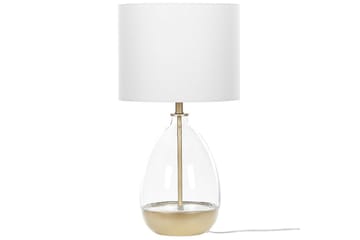 Mariab Bordlampe 63 cm E27 - Hvit - Belysning - Innendørsbelysning & Lamper - Soveromslampe - Sengelamper - Nattbordslampe stående