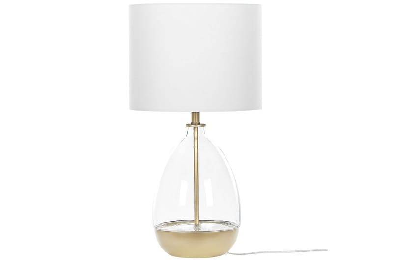 Mariab Bordlampe 63 cm E27 - Hvit - Belysning - Innendørsbelysning & Lamper - Soveromslampe - Sengelamper - Nattbordslampe stående