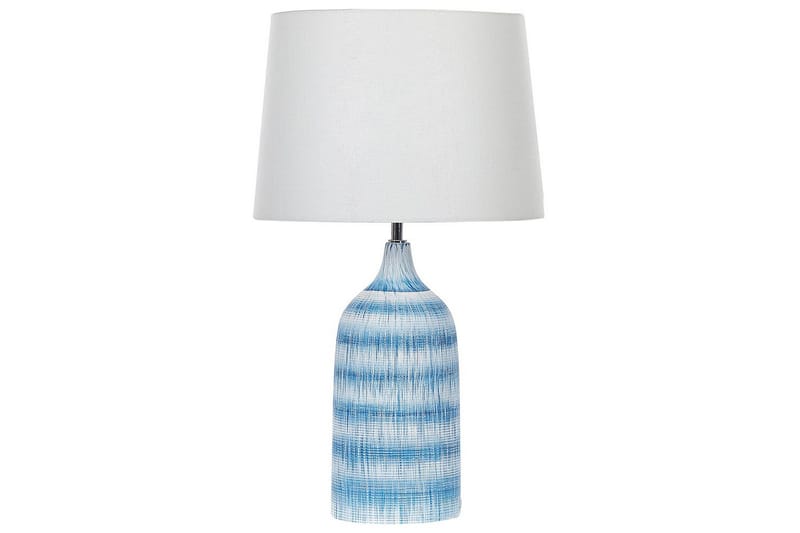 Palmarola Bordlampe 66 cm E27 - Blå/Hvit - Belysning - Innendørsbelysning & Lamper - Soveromslampe - Sengelamper - Nattbordslampe stående