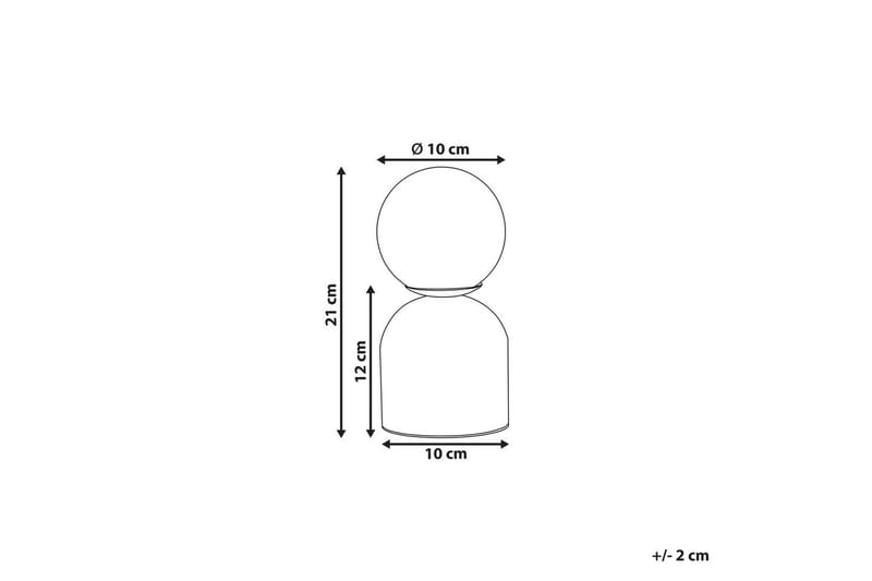 Rizka Bordlampe 21 cm G9 - Hvit - Belysning - Innendørsbelysning & Lamper - Soveromslampe - Sengelamper - Nattbordslampe stående