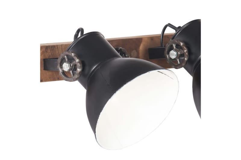 Industriell vegglampe matt svart 65x25 cm E27 - Svart - Belysning - Innendørsbelysning & Lamper - Soveromslampe - Sengelamper - Sengelampe vegg