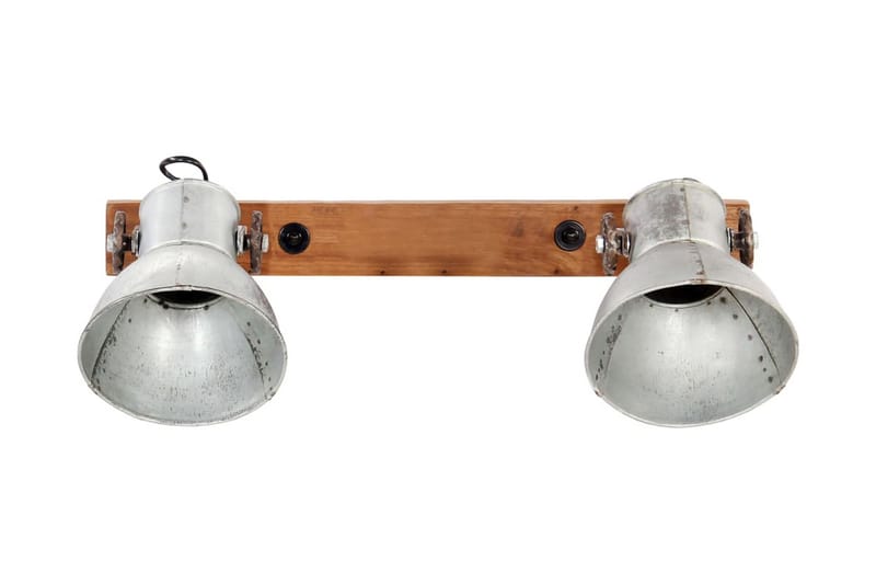 Industriell vegglampe sølv 45x25 cm E27 - Silver - Belysning - Innendørsbelysning & Lamper - Soveromslampe - Sengelamper - Sengelampe vegg