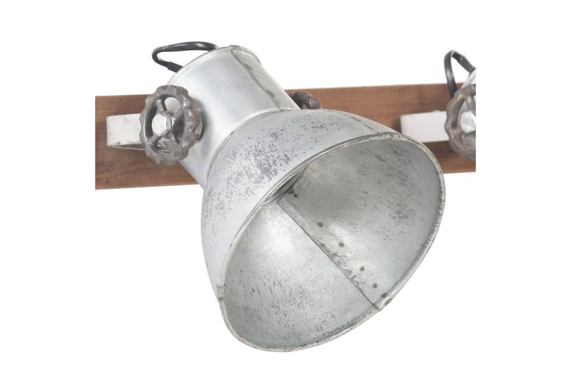 Industriell vegglampe sølv 45x25 cm E27 - Silver - Belysning - Innendørsbelysning & Lamper - Soveromslampe - Sengelamper - Sengelampe vegg