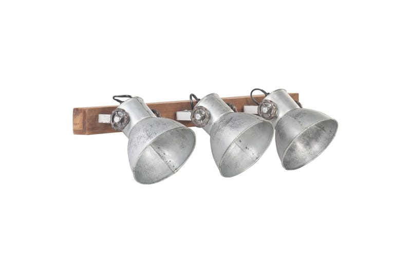 Industriell vegglampe sølv 65x25 cm E27 - Silver - Belysning - Innendørsbelysning & Lamper - Soveromslampe - Sengelamper - Sengelampe vegg