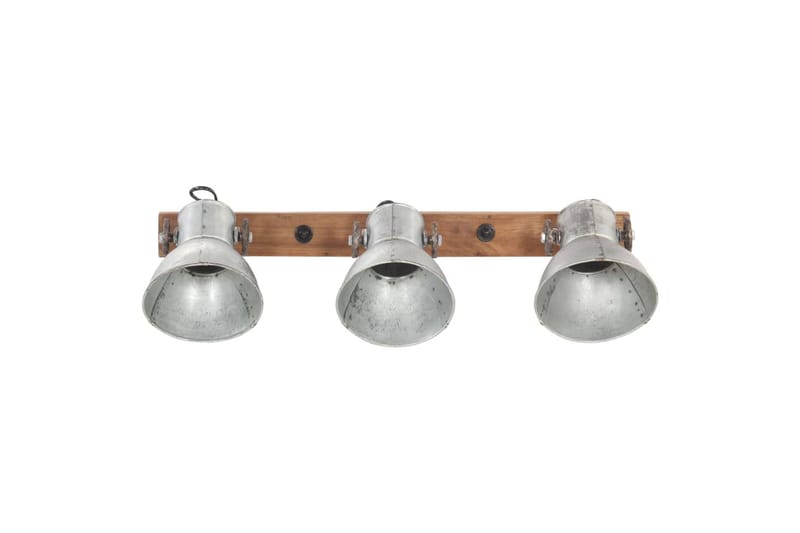 Industriell vegglampe sølv 65x25 cm E27 - Silver - Belysning - Innendørsbelysning & Lamper - Soveromslampe - Sengelamper - Sengelampe vegg