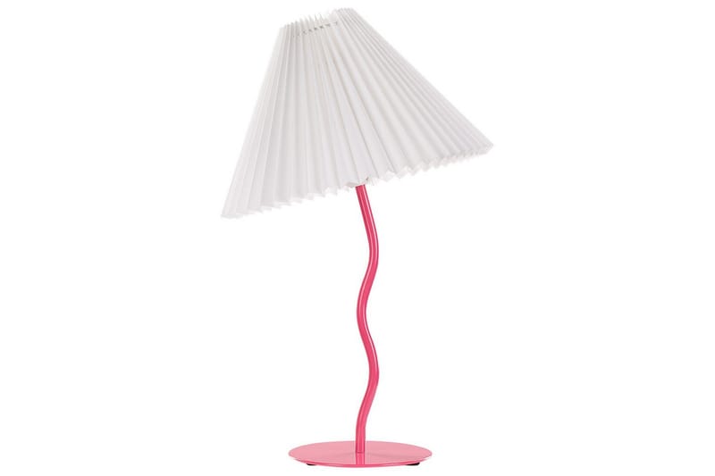 Skiros Bordlampe 48 cm E27 - Fuchsia/Hvit - Belysning - Innendørsbelysning & Lamper - Soveromslampe - Sengelamper - Nattbordslampe stående