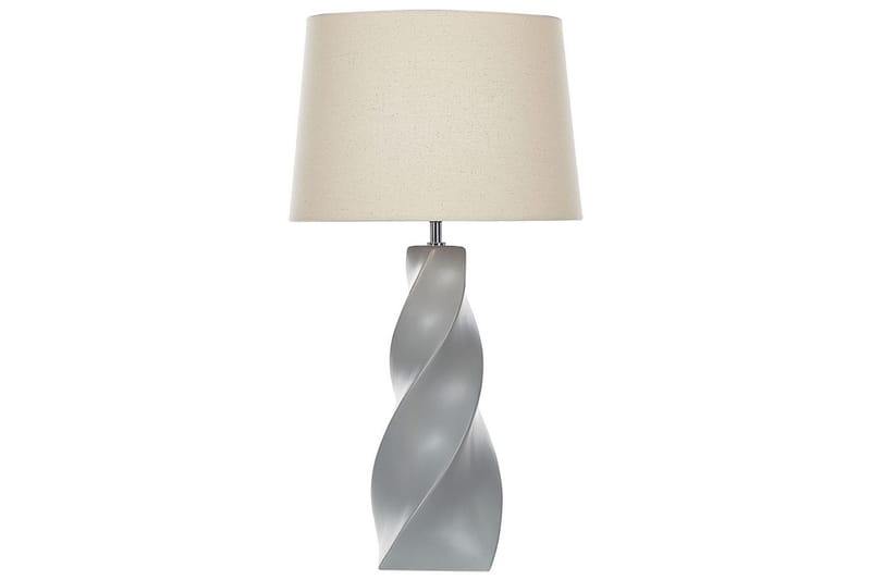 Tavra Bordlampe 71 cm E27 - Grå/Beige - Belysning - Innendørsbelysning & Lamper - Soveromslampe - Sengelamper - Nattbordslampe stående