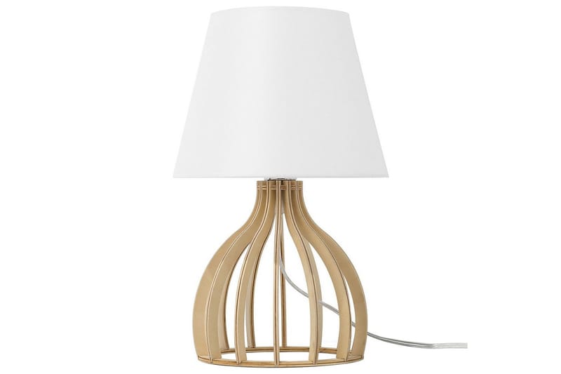 Thasall Bordlampe 36 cm E14 - Natur/Hvit - Belysning - Innendørsbelysning & Lamper - Soveromslampe - Sengelamper - Nattbordslampe stående