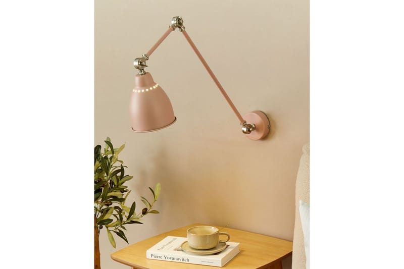 Tillatoba Vegglampe E27 E27 - Pastellrosa - Belysning - Innendørsbelysning & Lamper - Soveromslampe - Sengelamper - Sengelampe vegg