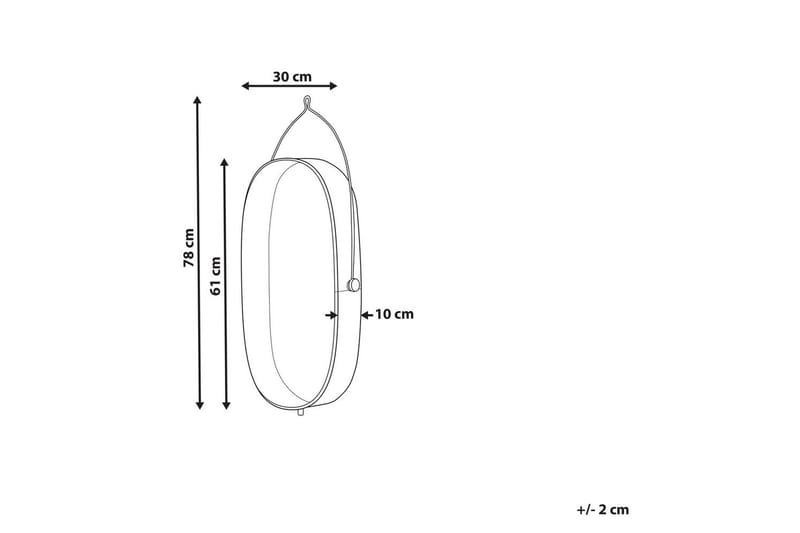 Tireno Vegglampe 73 cm E27 - Lyst tre - Belysning - Innendørsbelysning & Lamper - Soveromslampe - Sengelamper - Sengelampe vegg