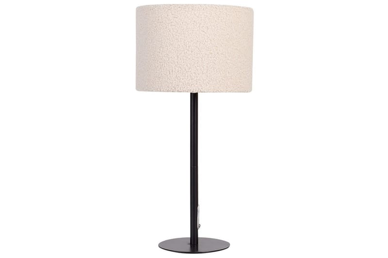 Vinkea Bordlampe 40 cm E27 - Svart/Beige - Belysning - Innendørsbelysning & Lamper - Soveromslampe - Sengelamper - Nattbordslampe stående