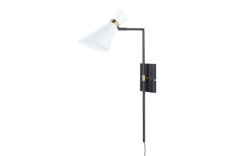 Yassil Vegglampe E27 - Svart/Hvit - Belysning - Innendørsbelysning & Lamper - Soveromslampe - Sengelamper - Sengelampe vegg