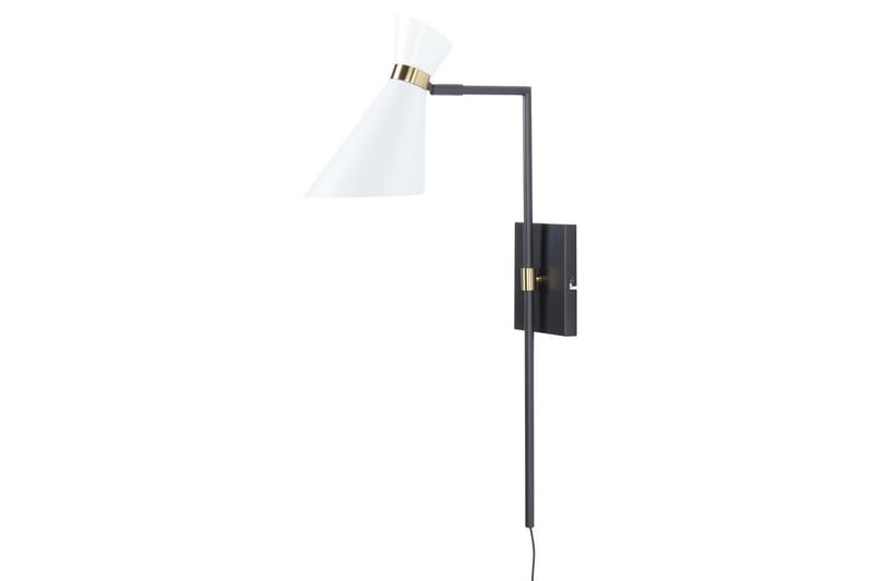 Yassil Vegglampe E27 - Svart/Hvit - Belysning - Innendørsbelysning & Lamper - Soveromslampe - Sengelamper - Sengelampe vegg