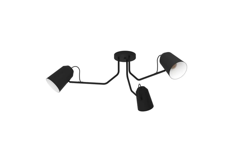 Taklampe Eglo Loreto - Svart/Hvit - Belysning - Innendørsbelysning & Lamper - Taklampe