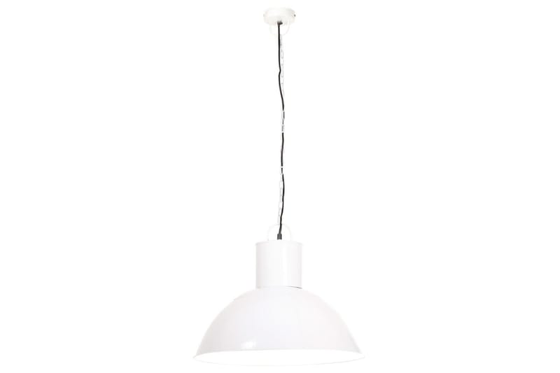 Hengelampe 25 W hvit rund 48 cm E27 - Hvit - Belysning - Innendørsbelysning & Lamper - Taklampe - Kjøkkenlampe & taklampe kjøkken