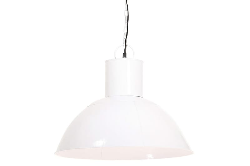 Hengelampe 25 W hvit rund 48 cm E27 - Hvit - Belysning - Innendørsbelysning & Lamper - Taklampe - Kjøkkenlampe & taklampe kjøkken