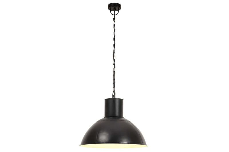 Hengelampe 25 W matt svart rund 48 cm E27 - Svart - Belysning - Innendørsbelysning & Lamper - Taklampe - Kjøkkenlampe & taklampe kjøkken