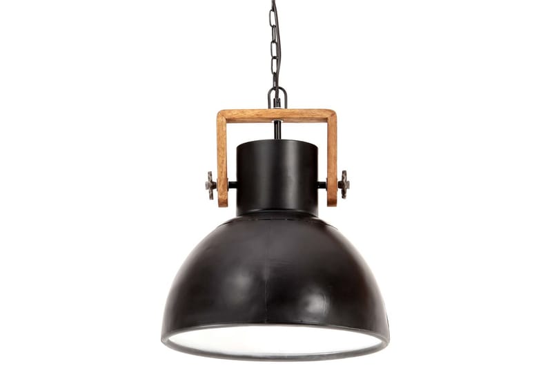 Industriell hengelampe 25 W matt svart rund 40 cm E27 - Svart - Belysning - Innendørsbelysning & Lamper - Taklampe - Kjøkkenlampe & taklampe kjøkken