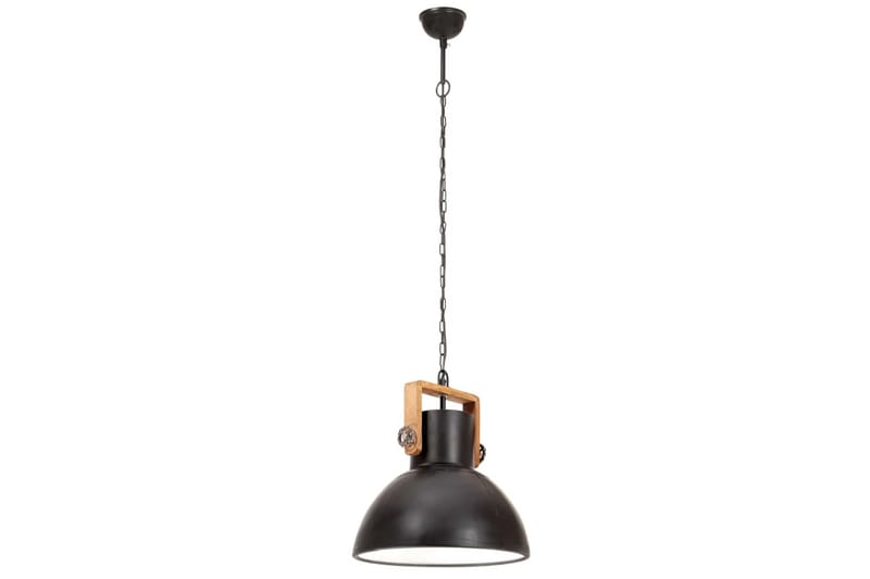 Industriell hengelampe 25 W matt svart rund 40 cm E27 - Svart - Belysning - Innendørsbelysning & Lamper - Taklampe - Kjøkkenlampe & taklampe kjøkken