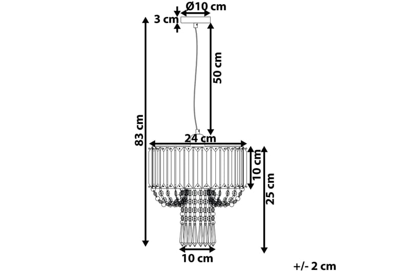 Lysekrone Adorn 24 cm - Transparent - Belysning - Innendørsbelysning & Lamper - Taklampe - Krystallkrone & takkrone