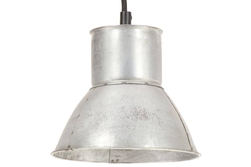 Hengelampe 25 W sølv rund 17 cm E27 - Silver - Belysning - Innendørsbelysning & Lamper - Taklampe - Pendellamper & Hengelamper