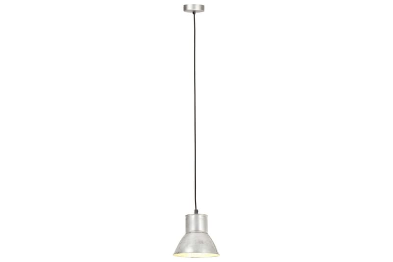 Hengelampe 25 W sølv rund 17 cm E27 - Silver - Belysning - Innendørsbelysning & Lamper - Taklampe - Pendellamper & Hengelamper