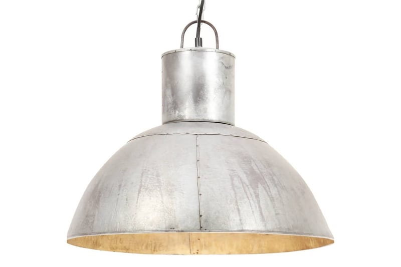 Hengelampe 25 W sølv rund 48 cm E27 - Silver - Belysning - Innendørsbelysning & Lamper - Taklampe - Pendellamper & Hengelamper