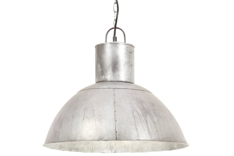 Hengelampe 25 W sølv rund 48 cm E27 - Silver - Belysning - Innendørsbelysning & Lamper - Taklampe - Pendellamper & Hengelamper