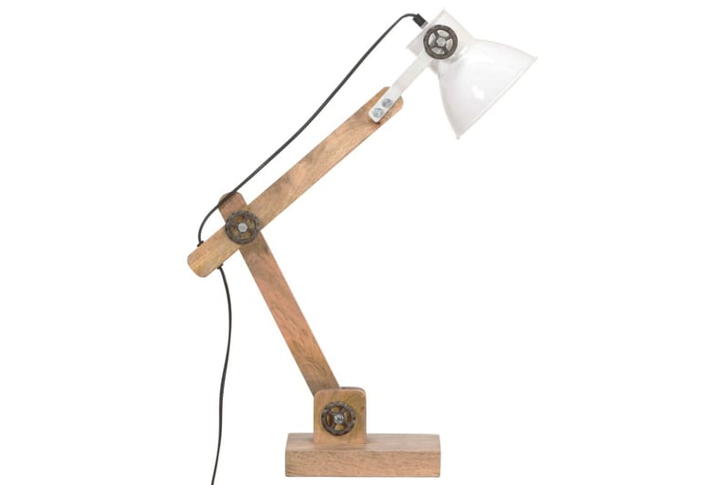 Industriell bordlampe hvit rund 58x18x90 cm E27 - Hvit - Belysning - Innendørsbelysning & Lamper - Taklampe - Pendellamper & Hengelamper