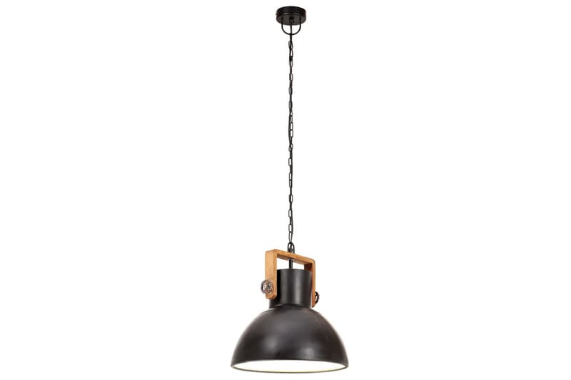 Industriell hengelampe 25 W matt svart rund 30 cm E27 - Svart - Belysning - Innendørsbelysning & Lamper - Taklampe - Pendellamper & Hengelamper