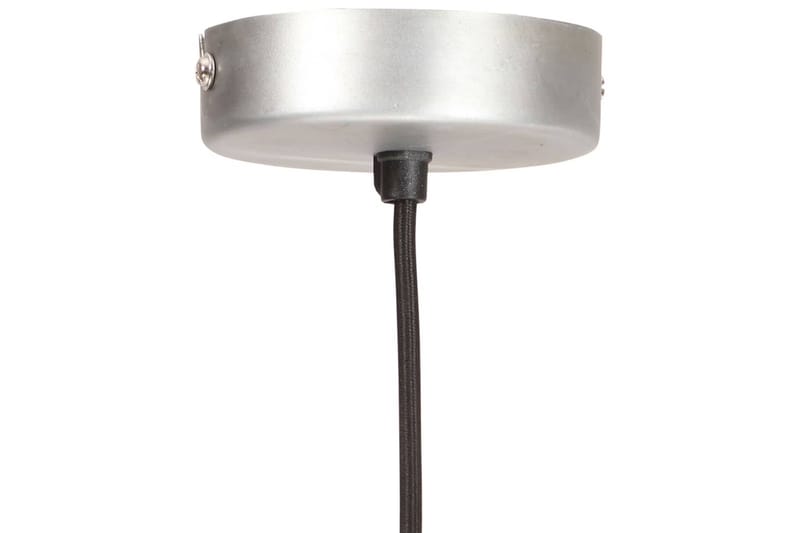 Industriell hengelampe 25 W sølv rund 19 cm E27 - Silver - Belysning - Innendørsbelysning & Lamper - Taklampe - Pendellamper & Hengelamper