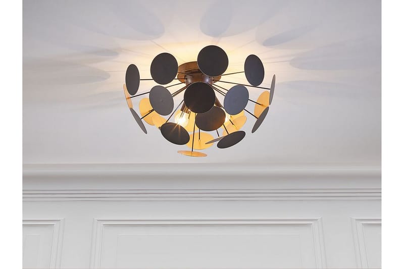 Plafond Damatria - Svart / Gull - Belysning - Innendørsbelysning & Lamper - Taklampe - Takplafond