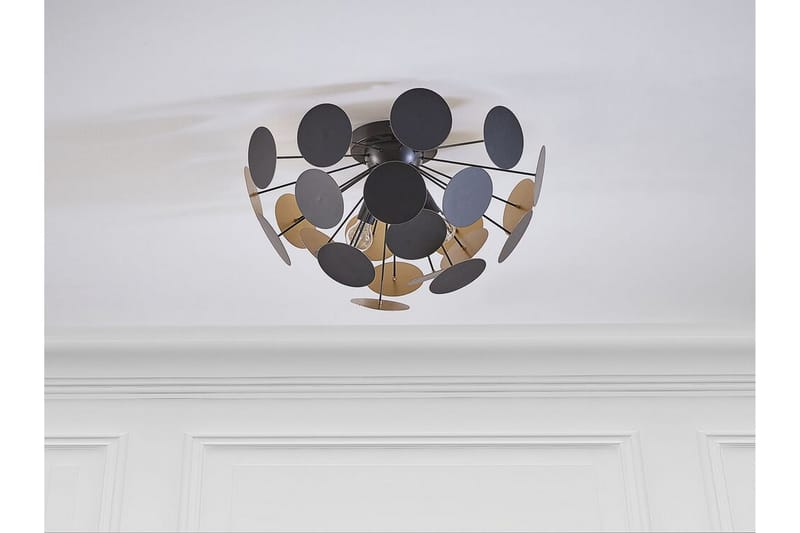 Plafond Damatria - Svart / Gull - Belysning - Innendørsbelysning & Lamper - Taklampe - Takplafond