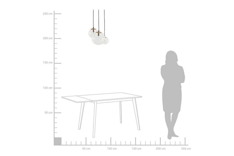 Taklampe Faybion - Transparent - Belysning - Innendørsbelysning & Lamper - Taklampe - Kjøkkenlampe & taklampe kjøkken