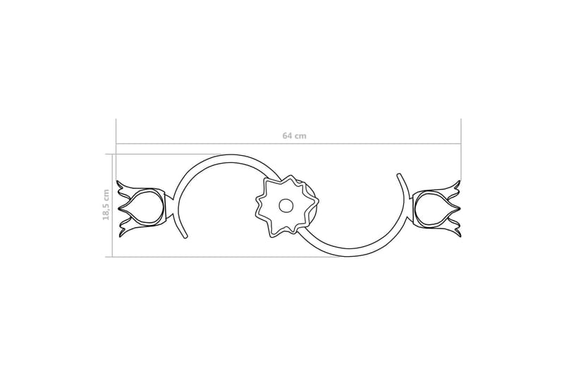 Taklampe gjennomsiktige glasskjermer for 3 E14 lyspærer - Plafond - Takplafond - Lamper gang - Taklampe