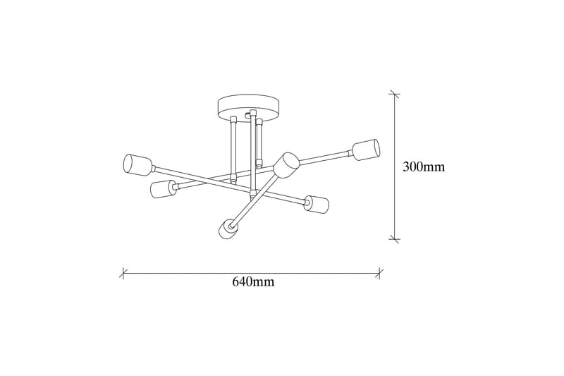 Taklampe Kobber - Belysning - Innendørsbelysning & Lamper - Taklampe