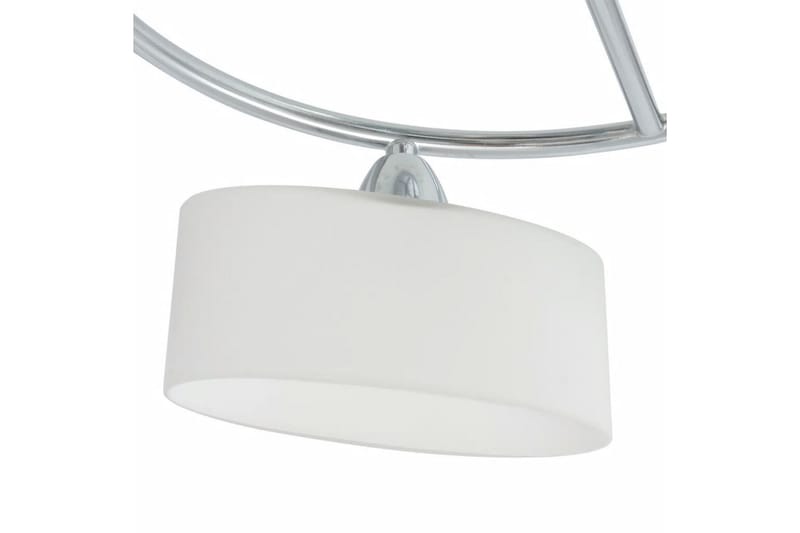 Taklampe m. ellipseformede glasskjermer for 5 E14-prer 200W - Hvit - Belysning - Innendørsbelysning & Lamper - Taklampe - Takplafond