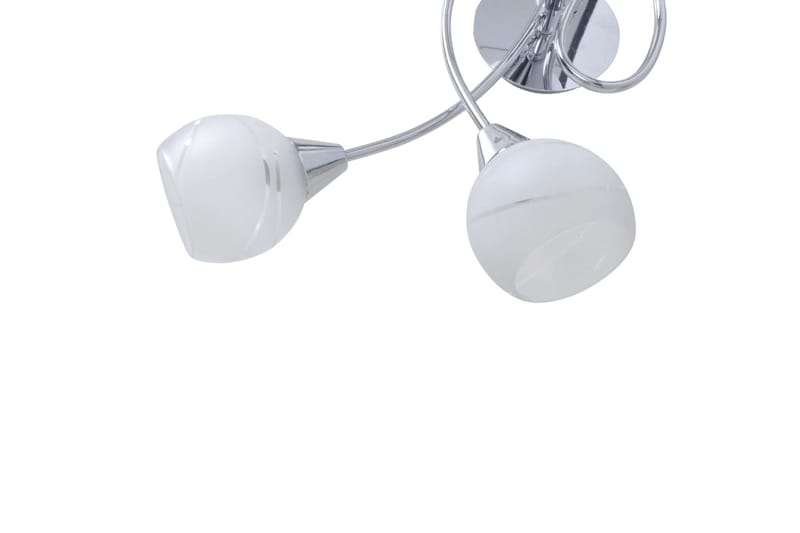 Taklampe med Glass Skjerm til 5 E14 Lyspr - Hvit - Plafond - Takplafond - Lamper gang - Taklampe