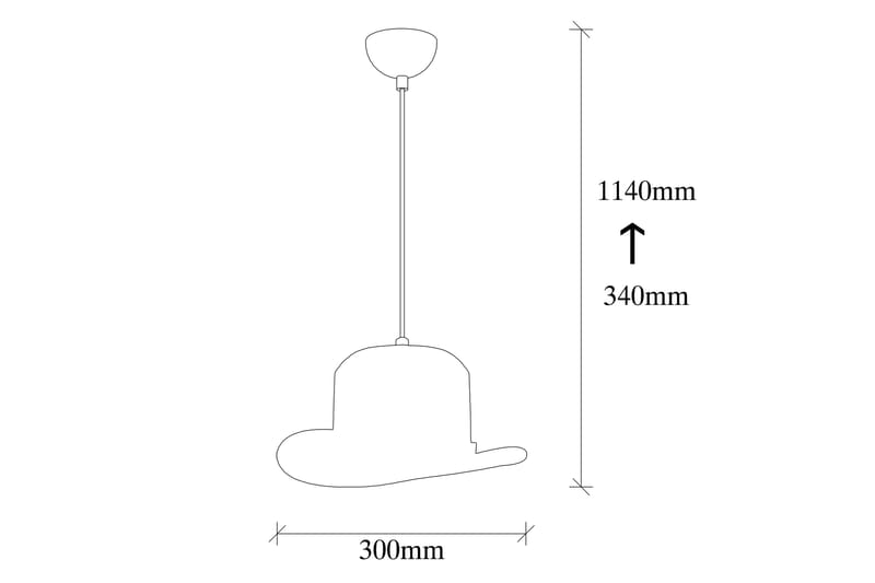 Taklampe Mleko - Svart - Belysning - Innendørsbelysning & Lamper - Taklampe