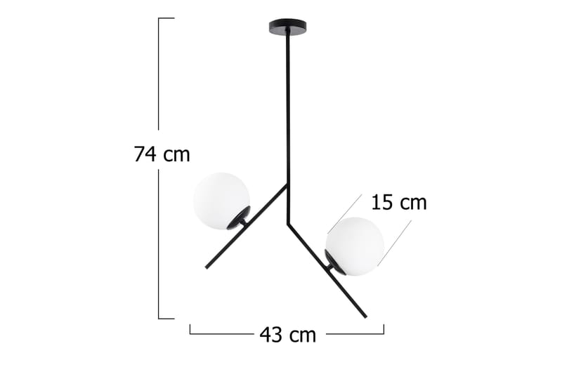 Taklampe Svart - Belysning - Innendørsbelysning & Lamper - Taklampe