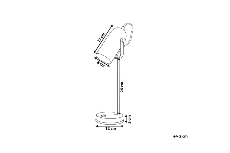 Thika Bordlampe 48 cm E27 - Svart - Belysning - Innendørsbelysning & Lamper - Bordlampe