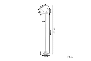 Thika Gulvlampe 156 cm - Svart - Belysning - Innendørsbelysning & Lamper - Gulvlampe